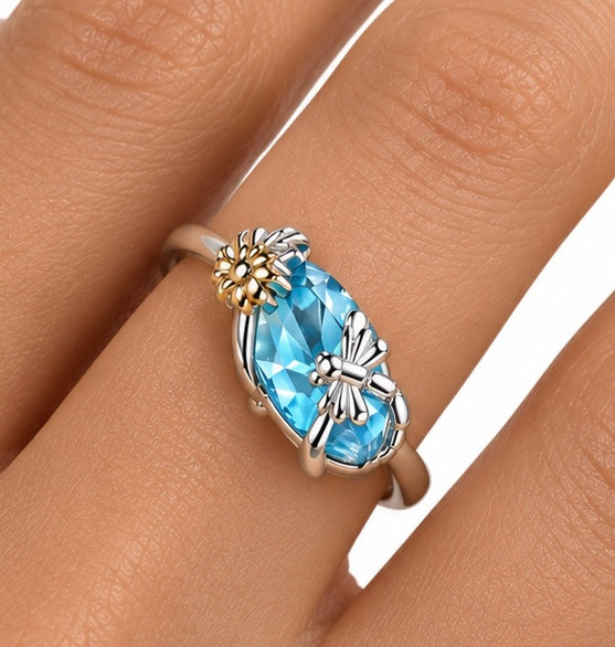 Bleu Lumière Ring