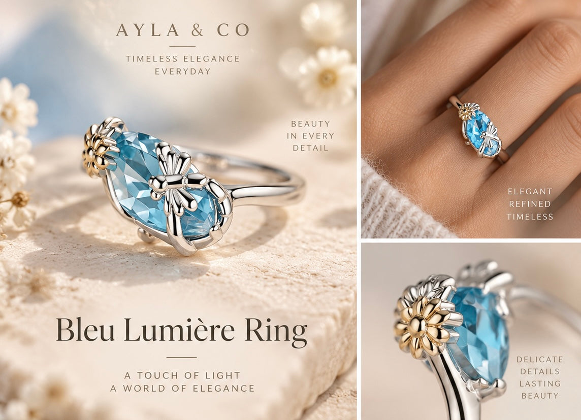 Bleu Lumière Ring